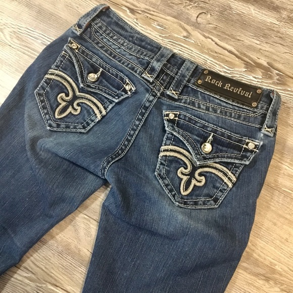 Rock Revival Jeans “ 25x30.5”. Inseam is 30 1/2 - Picture 3 of 10